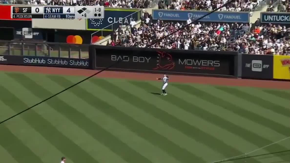 Joc Pederson successfully slides under the tag and calls himself safe :  r/baseball