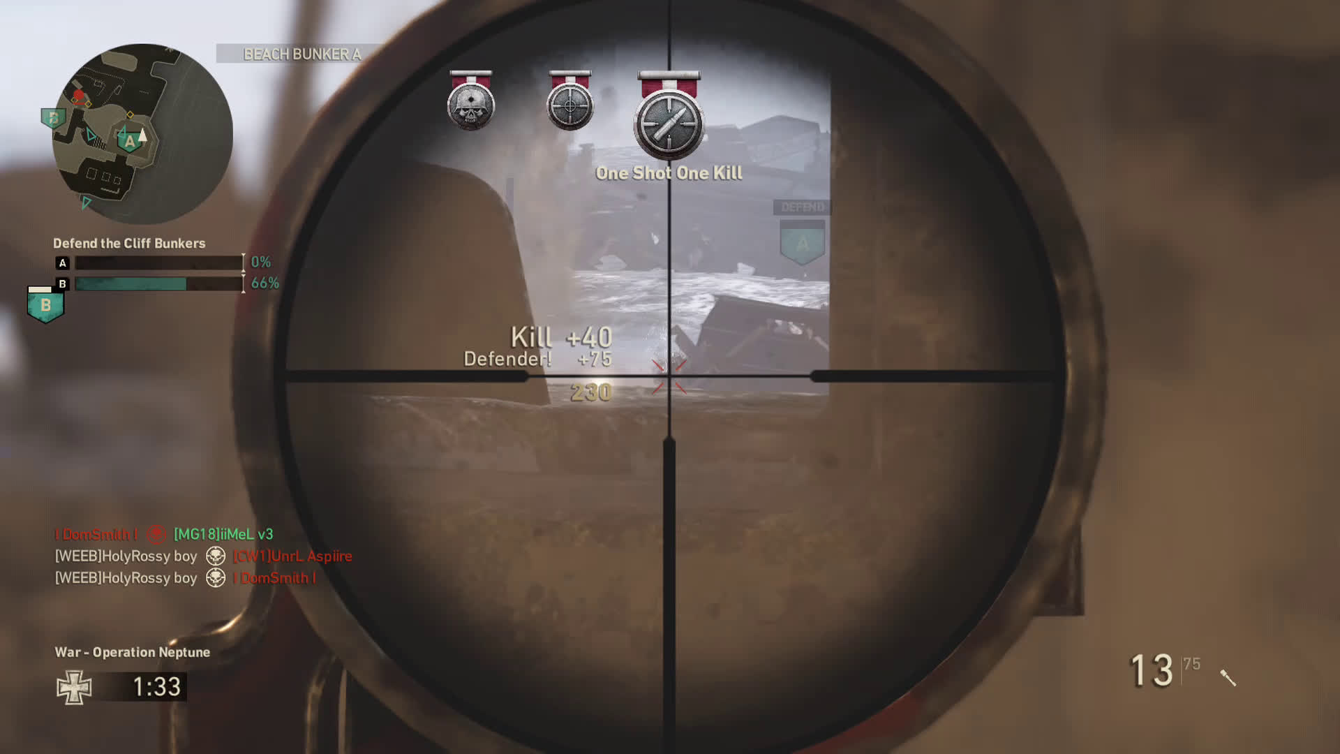 Headshot feed