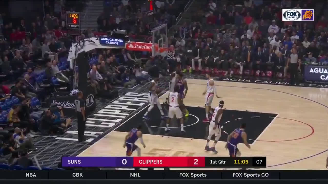 Suns' Darius Bazely throws down possible dunk of the year vs. Clippers