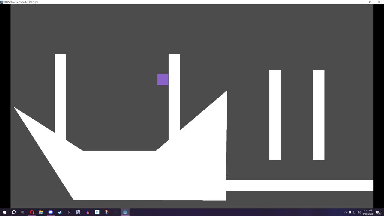 Beginnings of a 2D Platformer Controller