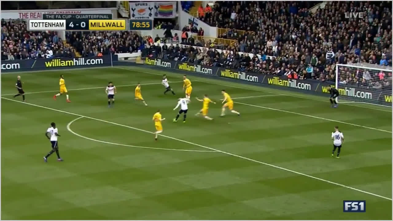 Janssen V. (Tottenham) goal against Millwall ([5]-0)