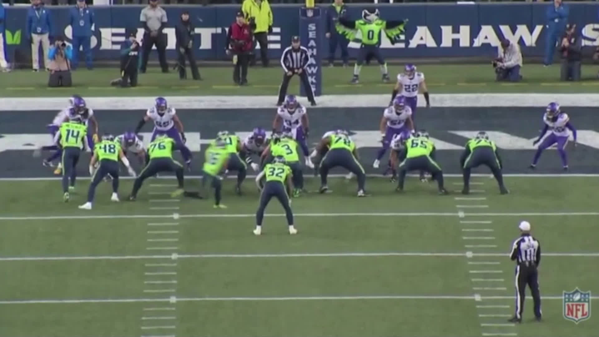 How the Seahawks offense rolled over the Vikings in the first quarter -  Field Gulls