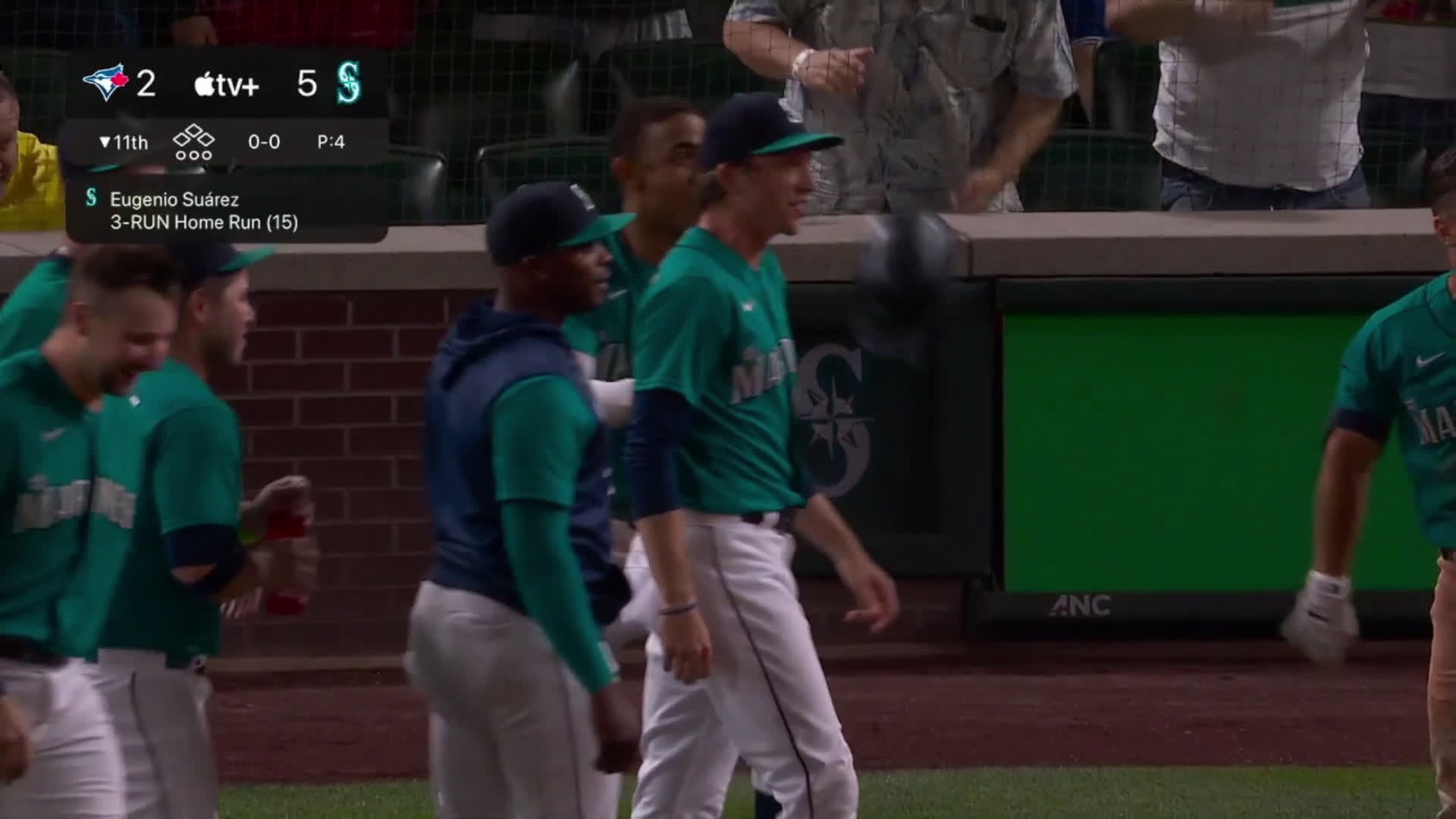 Geno's Walk Off Bomb, SIX. IN. A. ROW., By Seattle Mariners