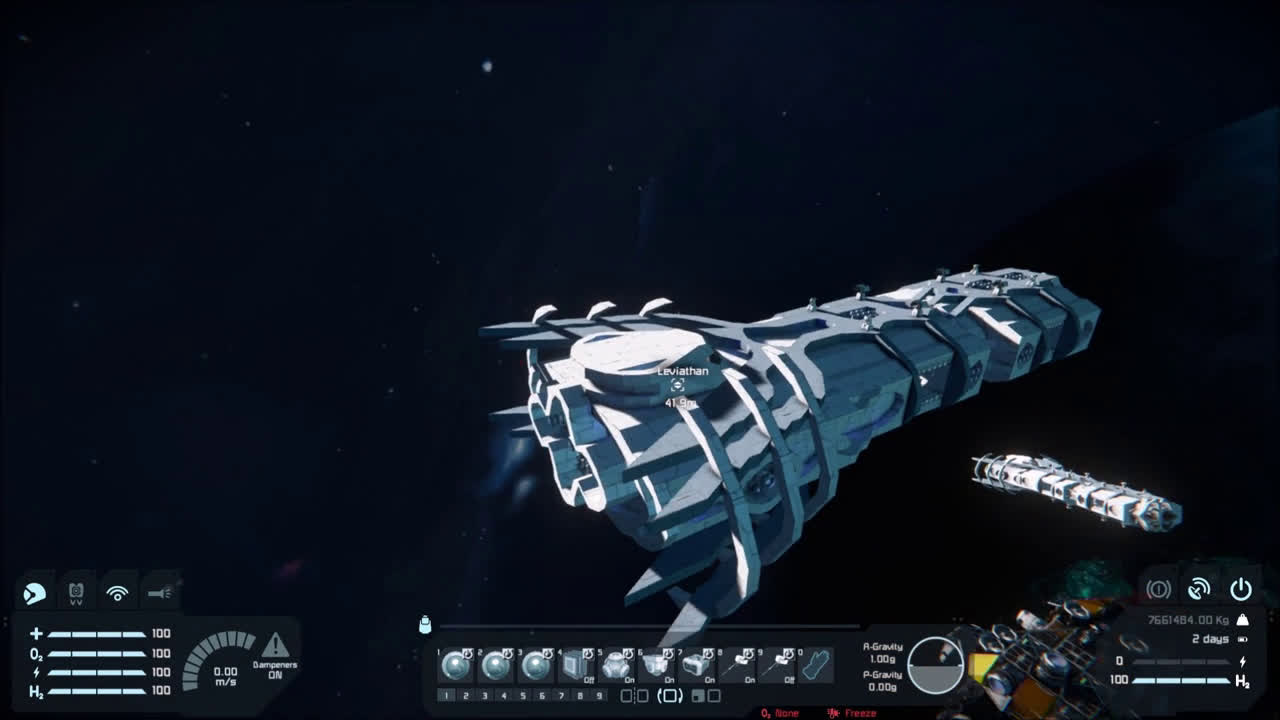 Space Engineers HUD Ship Preview