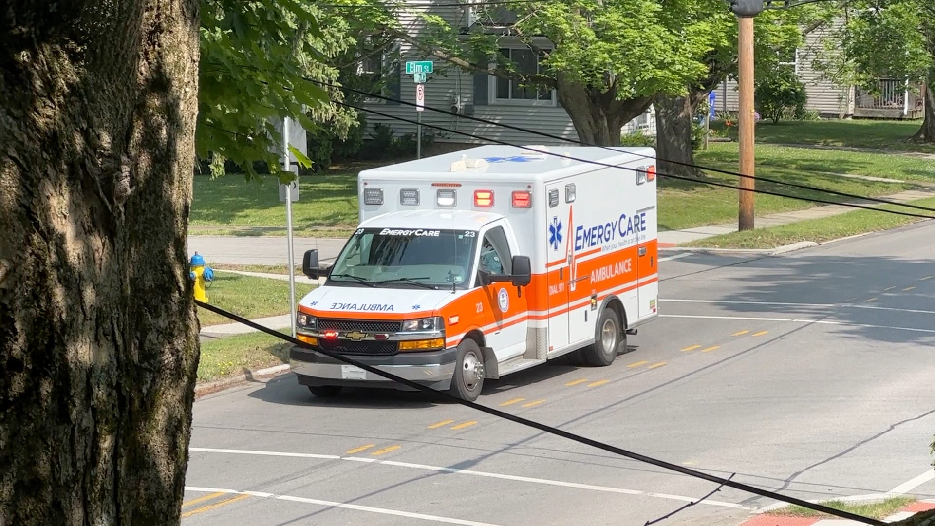 HiDef: Greenville's EmergyCare Ambulance Responding To A Medical Call ...