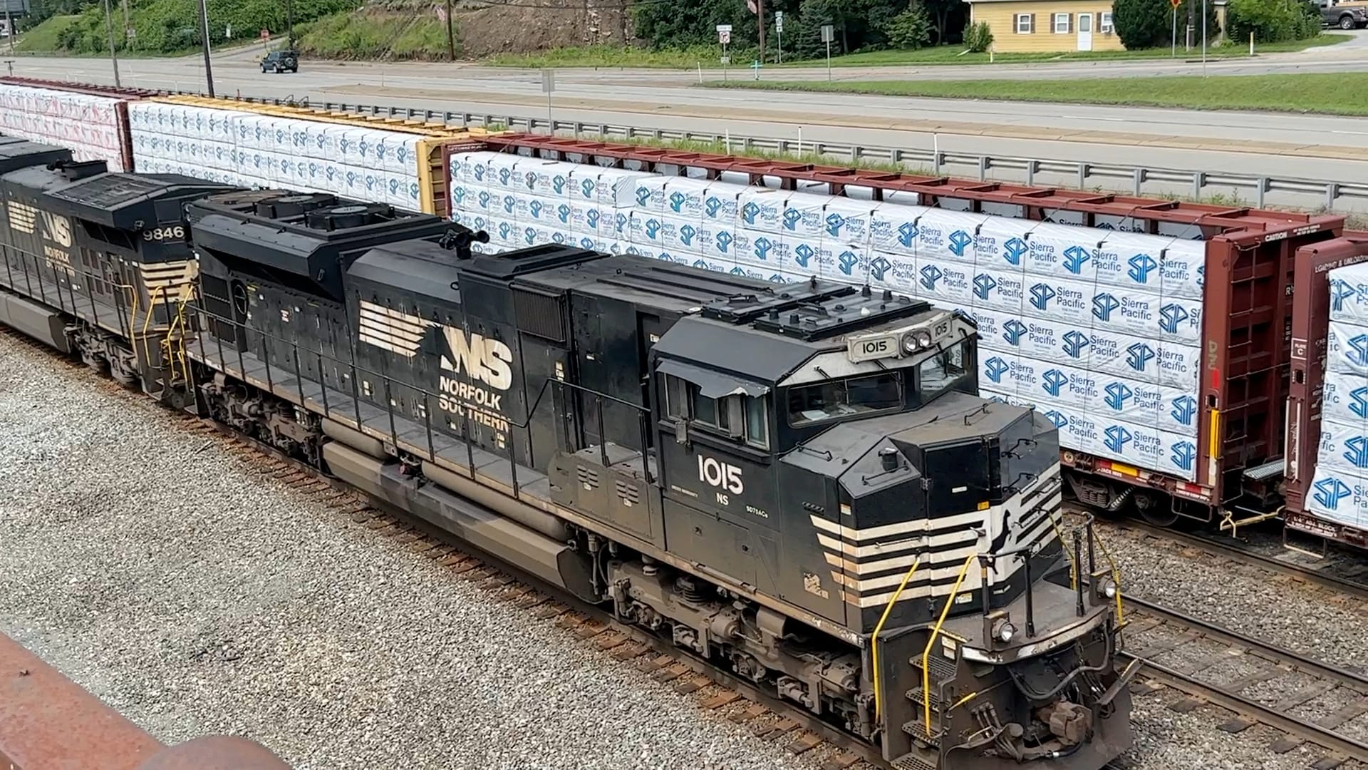 Watch HiDef: Norfolk Southern Intermodal Train At Conway Yard!-(7/4 ...