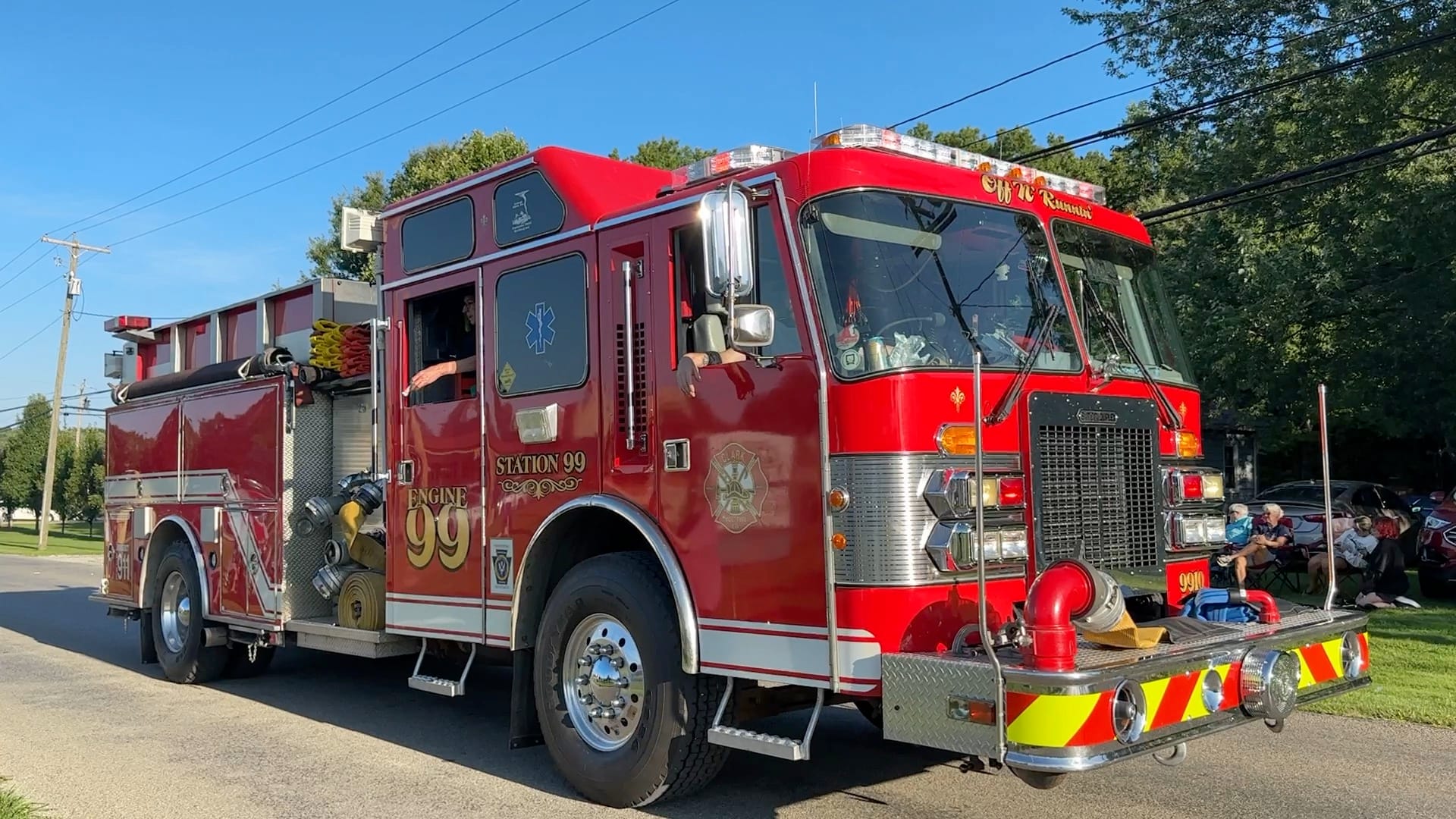Watch HiDef: Clark Volunteer Fire Department's Engine 99 At The ...