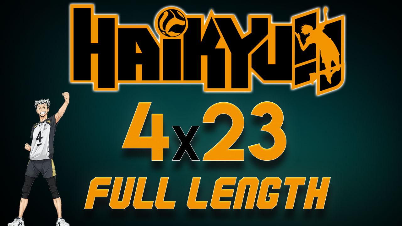 Watch Haikyu 4X23 Reaction Full | Streamable