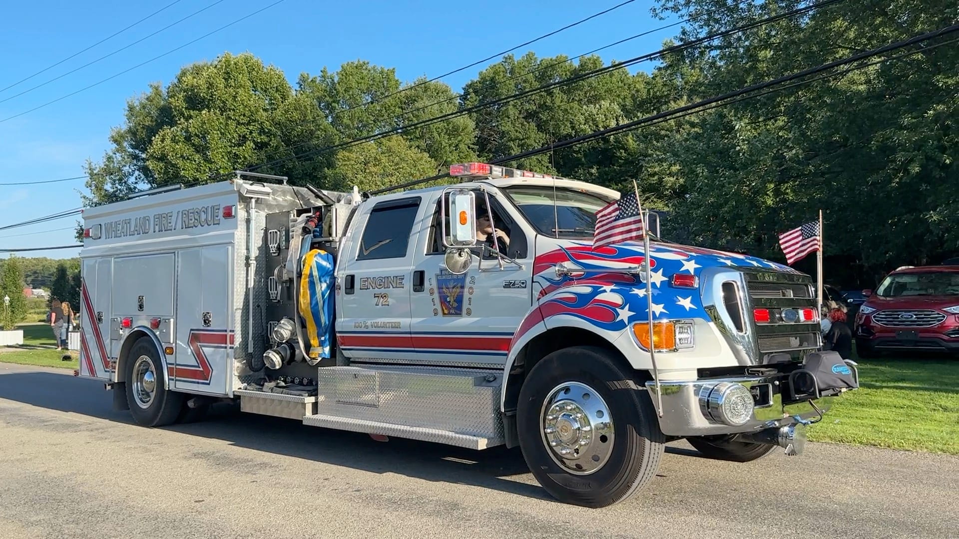 Watch HiDef Wheatland Volunteer Fire Department's Engine 72 At The