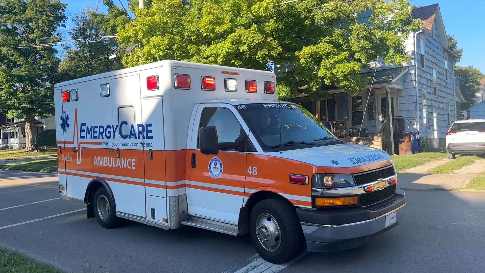 Watch HiDef: Greenville's EmergyCare Ambulance Responding To A Medical ...