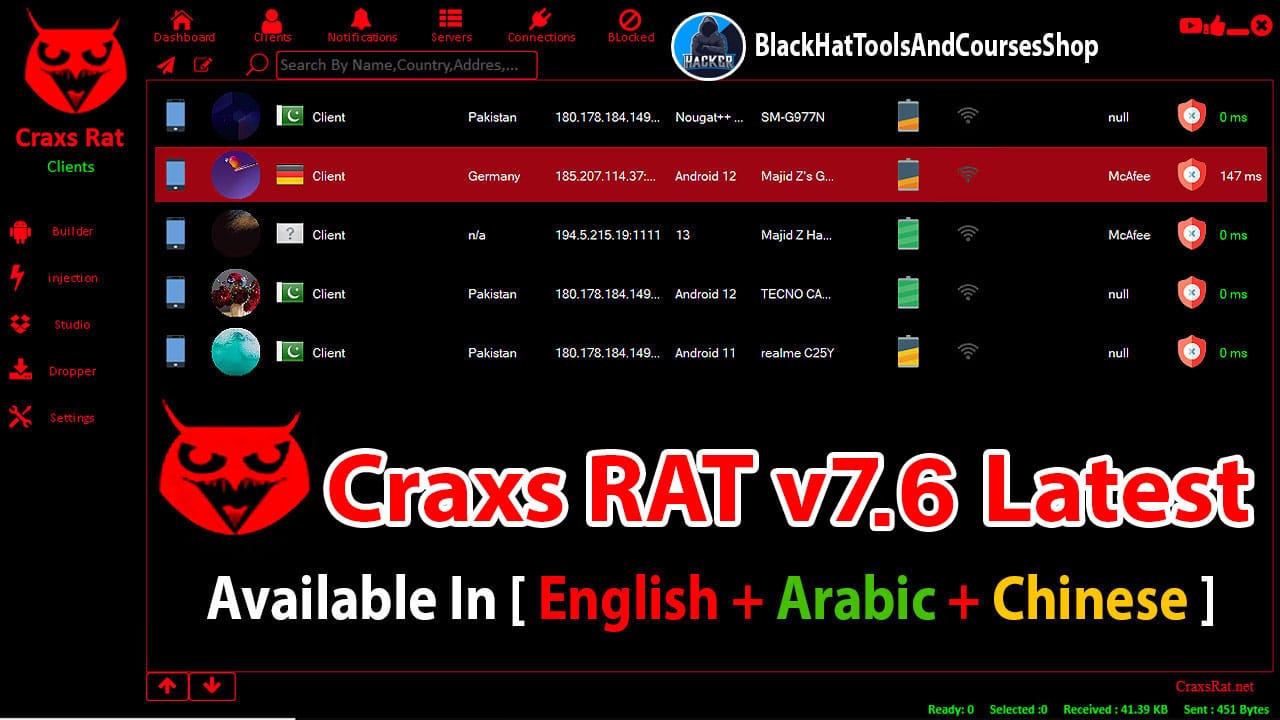 Watch Craxs RAT v7.6 - Hack Android Mobiles Upto Android 15 - Fully ...