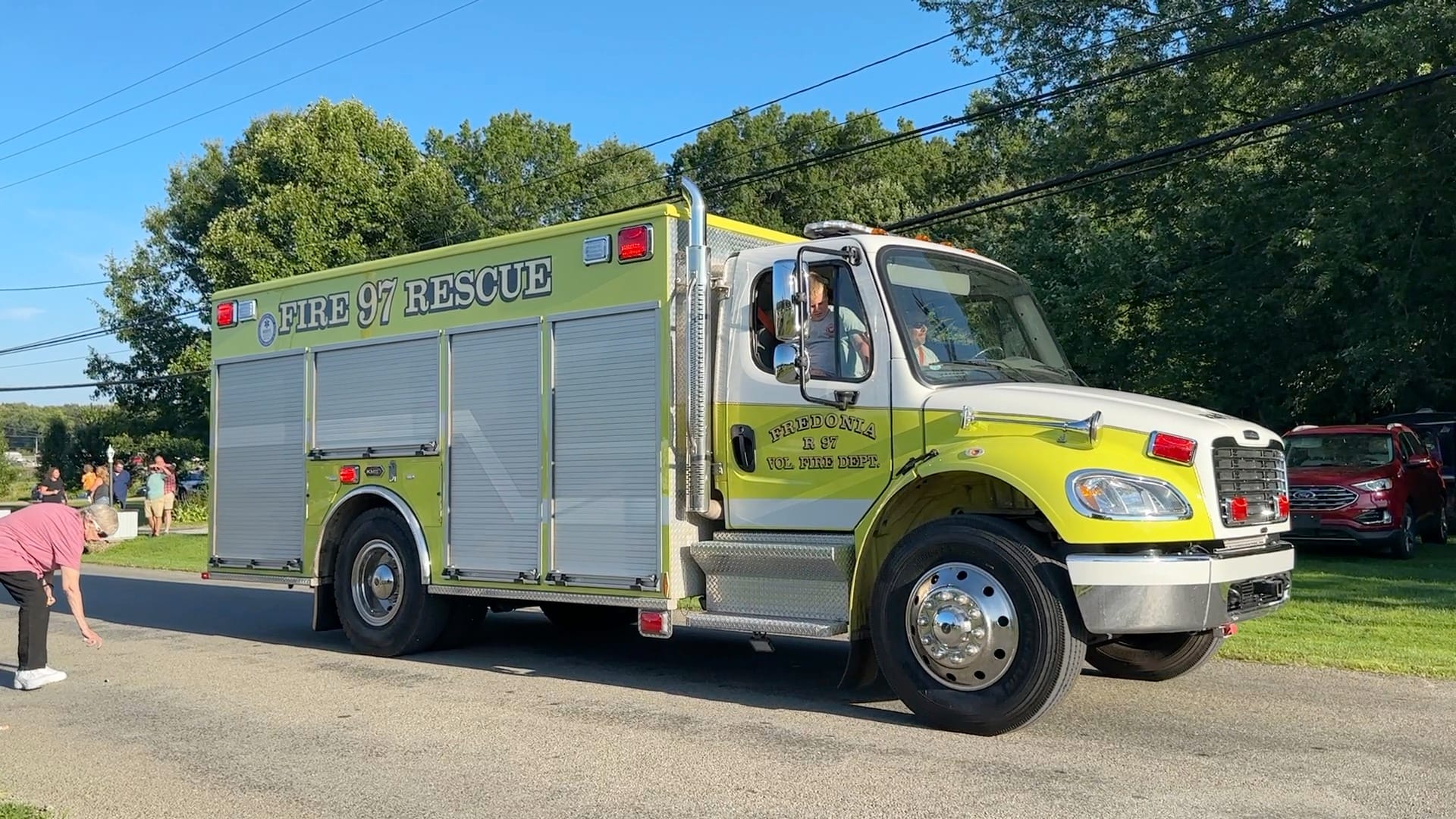 Watch HiDef Fredonia Volunteer Fire Department's Rescue 97 At The