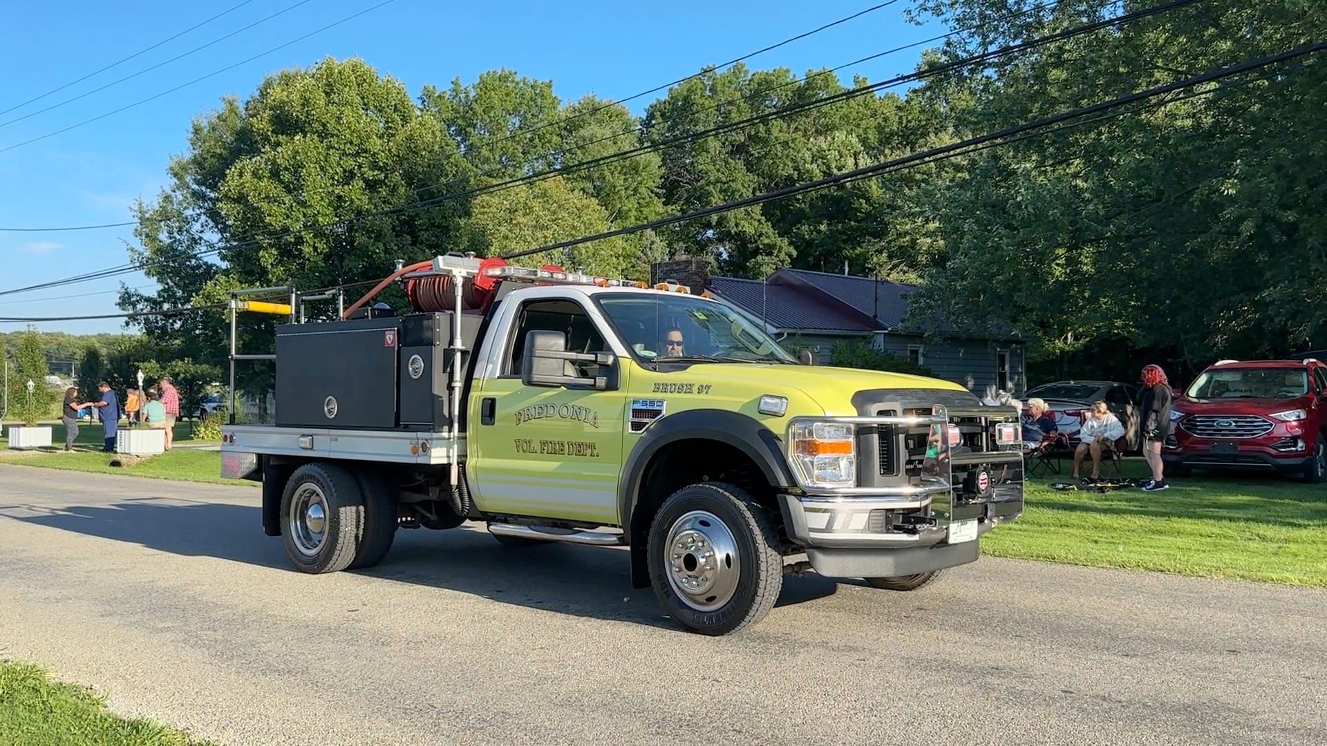 Watch HiDef Fredonia Volunteer Fire Department's Brush 97 At The