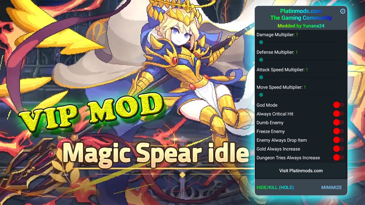 Android VIP - INFINITE HERO 3D Idle RPG MOD Menu APK, Damage, Speed, Crit,  Evade, Gold, Gems & more