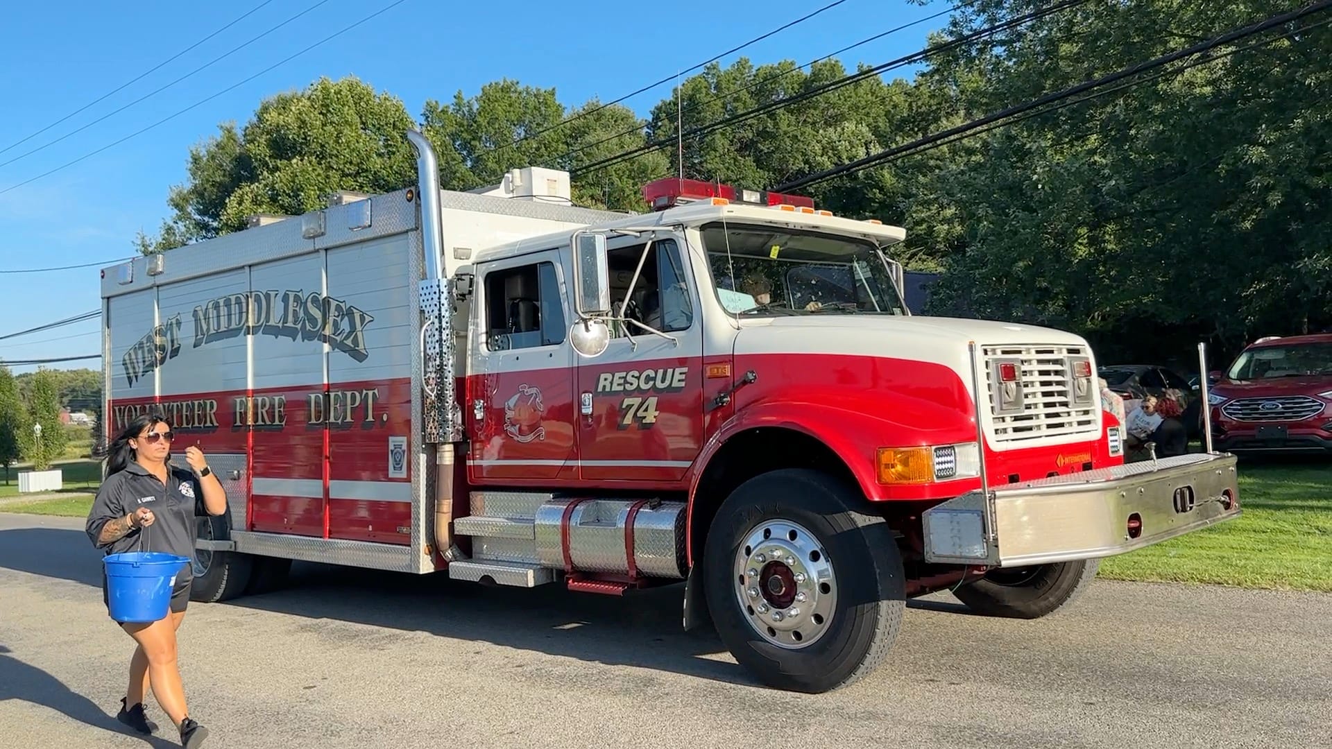 Watch HiDef West Middlesex Volunteer Fire Department's Rescue 74 At