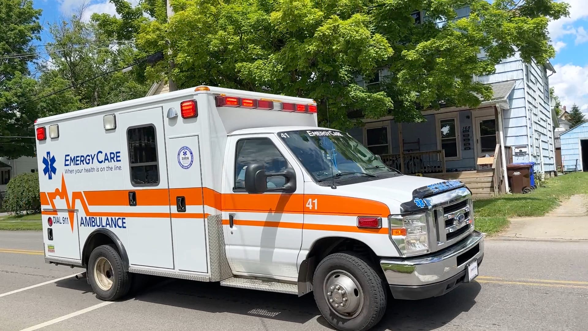 Watch HiDef: Greenville's EmergyCare Ambulance Responding To A Medical ...
