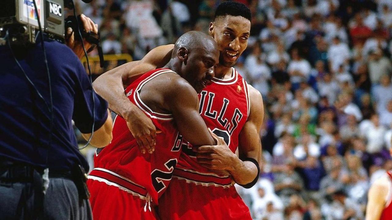Jordan emotional after being asked if hes too hard on his teammates, “You ask all my teammates, the one thing about Michael Jordan was.../