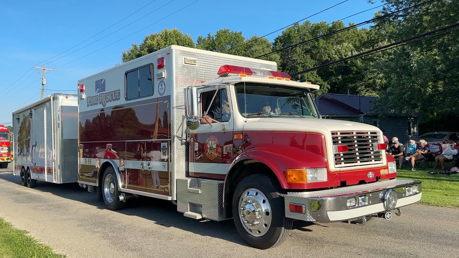 Watch HiDef Clark Volunteer Fire Department's Rescue 99 At The