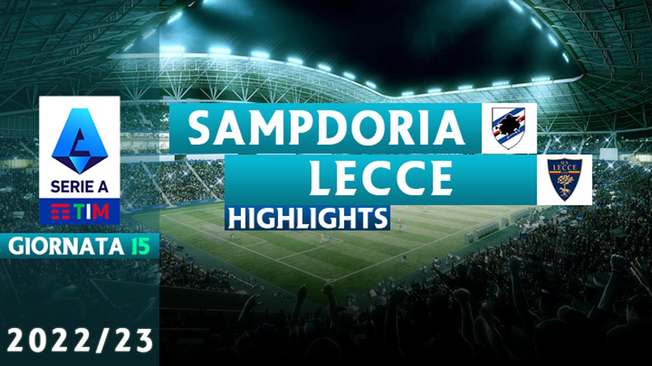 Sampdoria V Lecce