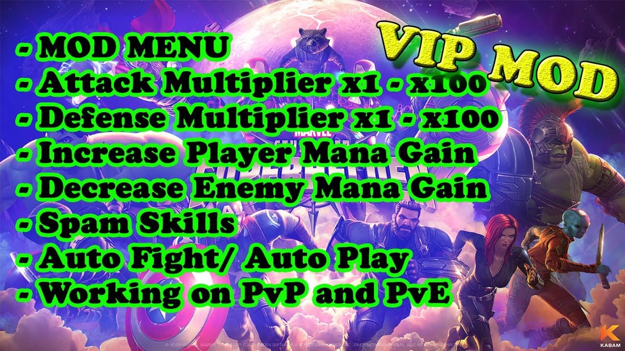 Marvel Contest of Champions Ver. 42.0.0 MOD Menu APK, Damage x1- x100, Defense x1-x100, Spam Skills