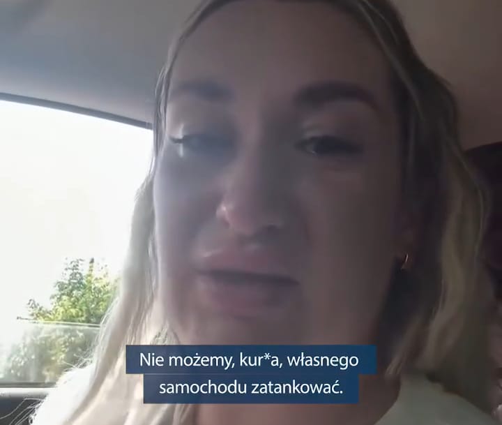 Taka sytuacja :fuelpump::car: https://streamable.com/ze6ame #ukraina #wojna #rosja #wideozwojny #paliwo