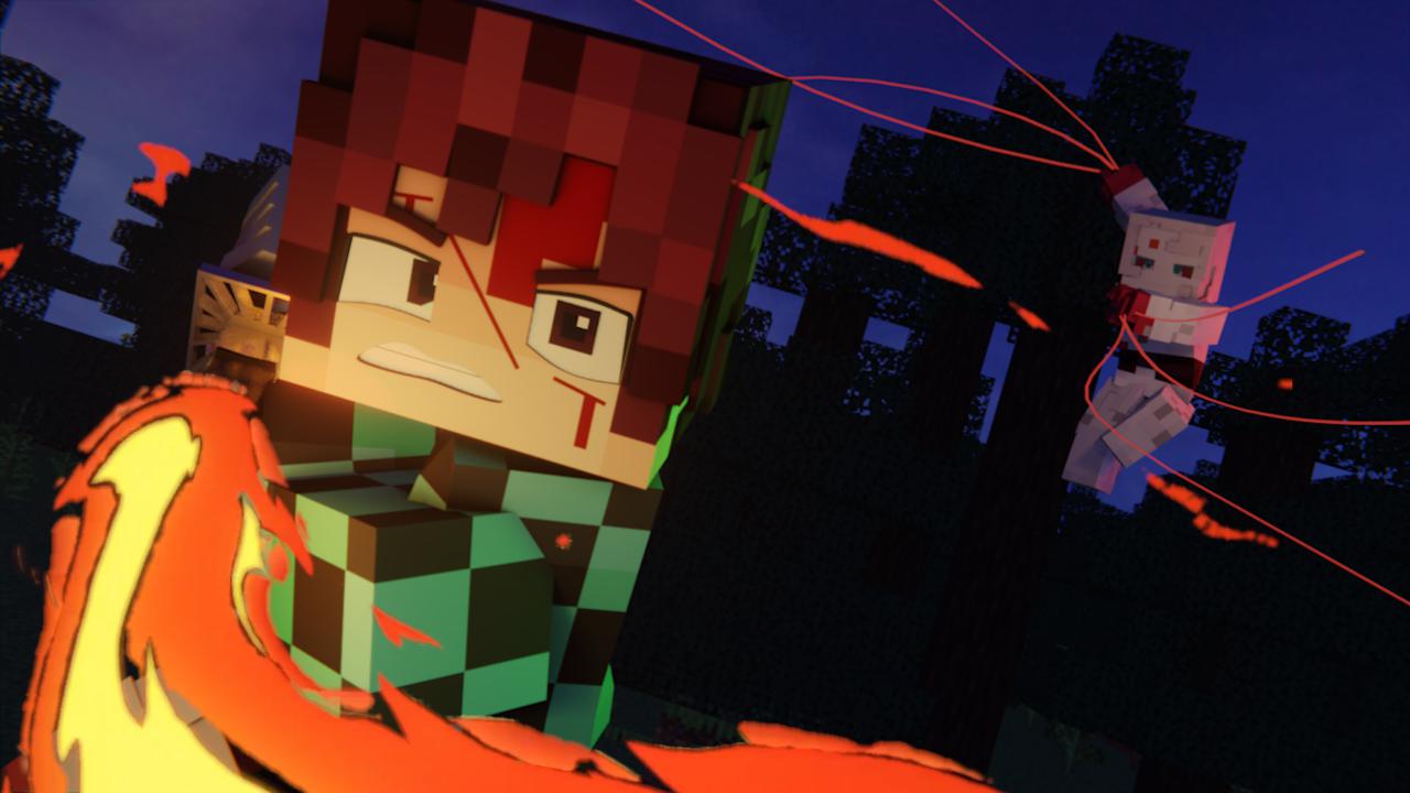 Demon Slayer - Tanjiro vs Rui (Japanese Version)