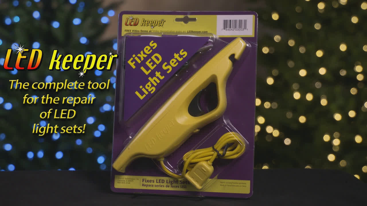 Christmas Light Repair Tool Review/Demo, Light Keeper Pro 