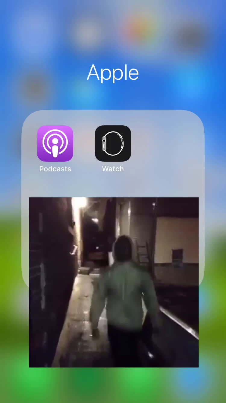 good evening vine + apple watch