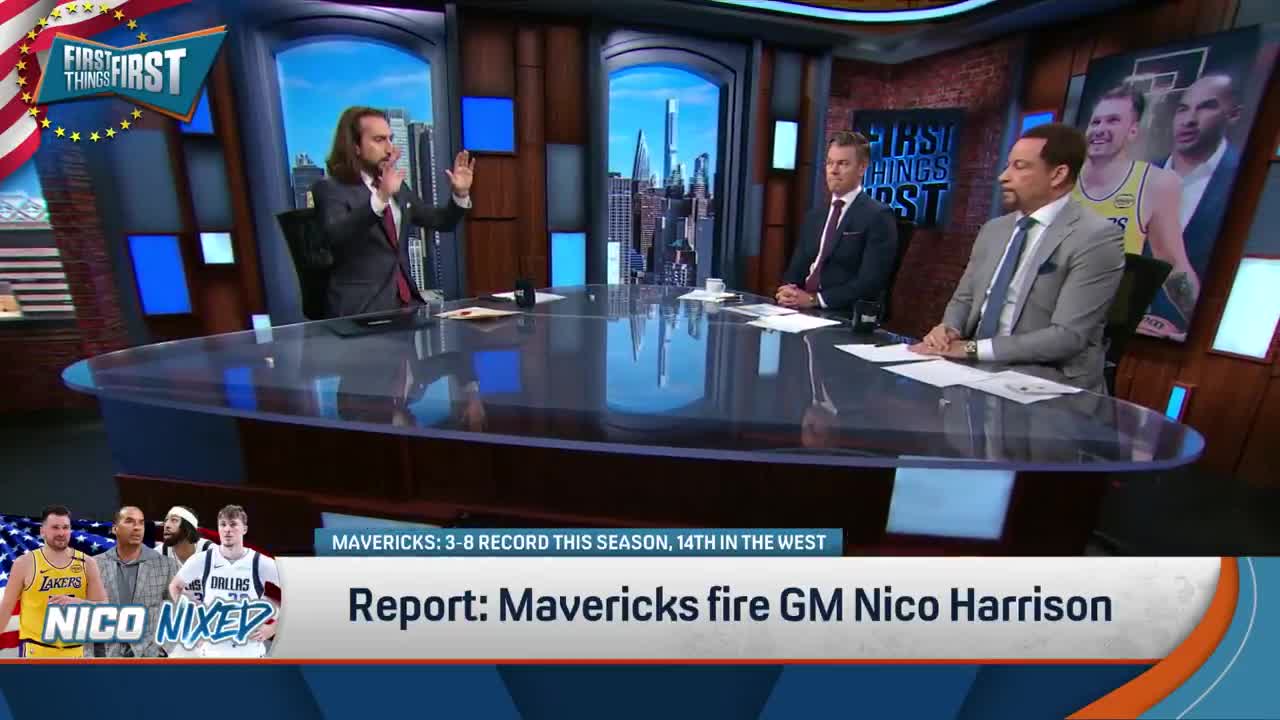 Nick Wright on the Mavericks firing GM Nico Harrison: “It’s simply the  worst move an executive has made in sports in 100 years… What this guy… did  to Mavs fans, is one of the most sports-sad things ...