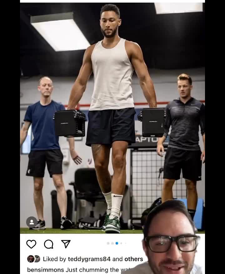 Ben Simmons Was Roasted For This Major Gym Faux Pas