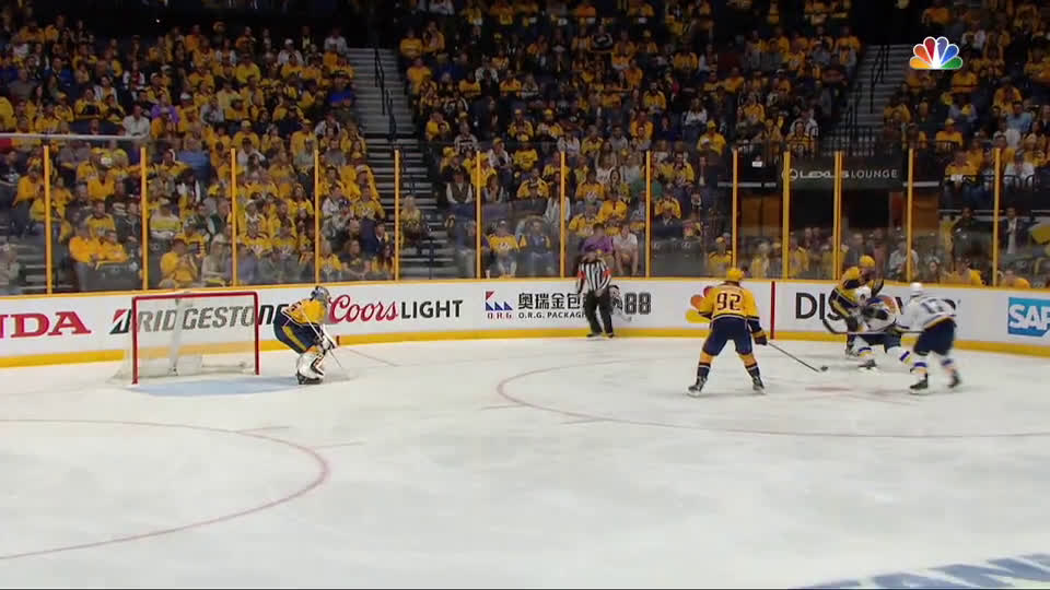 3:15 NSH Johansen Goal (2) Assists: Arvidsson (3), Forsberg (5) 1-2 ...