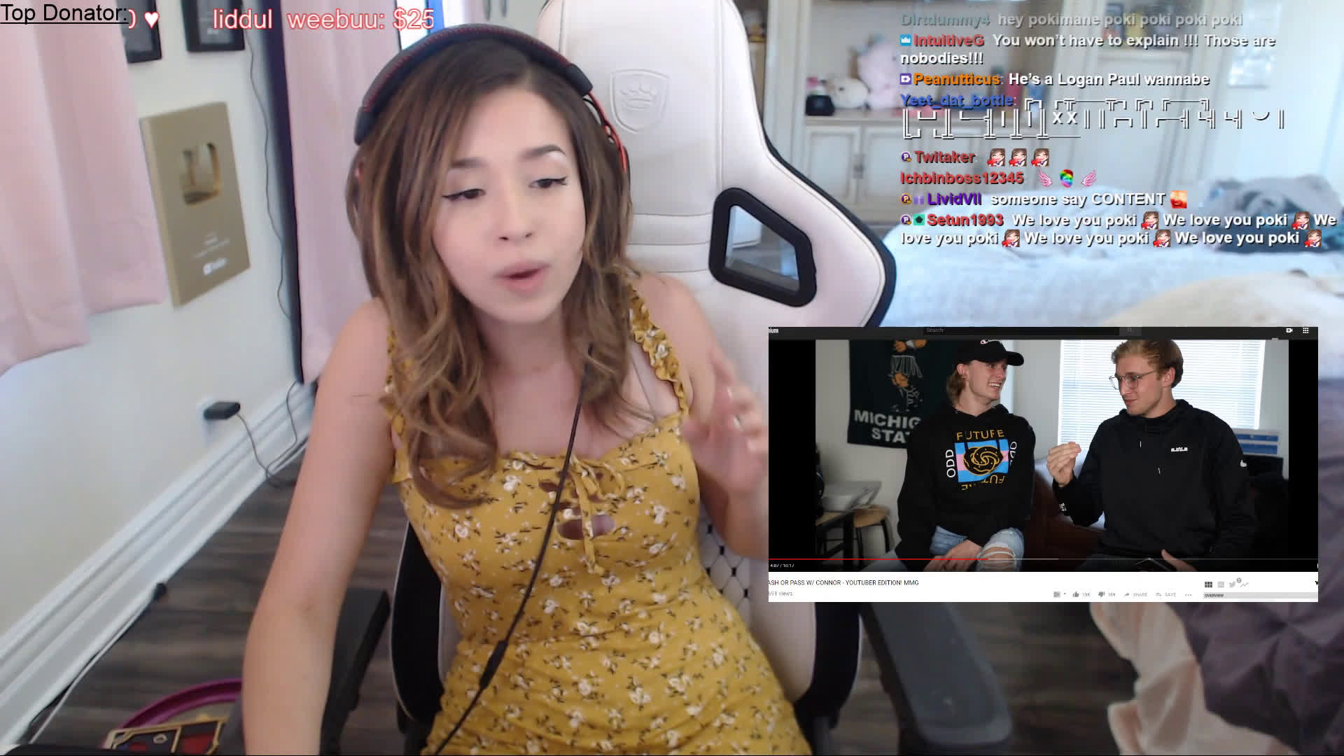 Pokimane fires back after YouTuber MMG makes harsh comment about why people  watch her - Dexerto