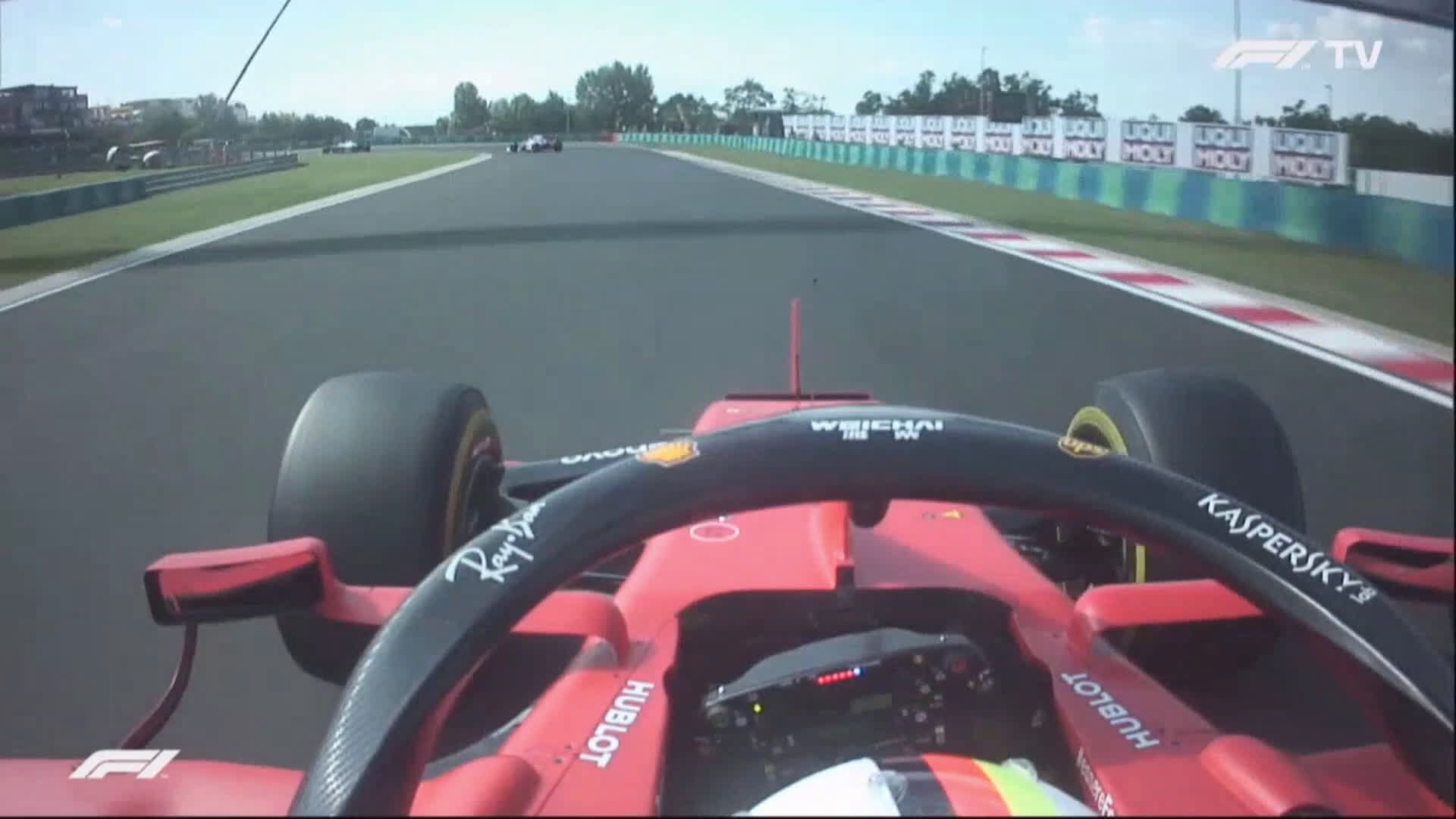 Vettel - Blue Flags - Hungary 2019