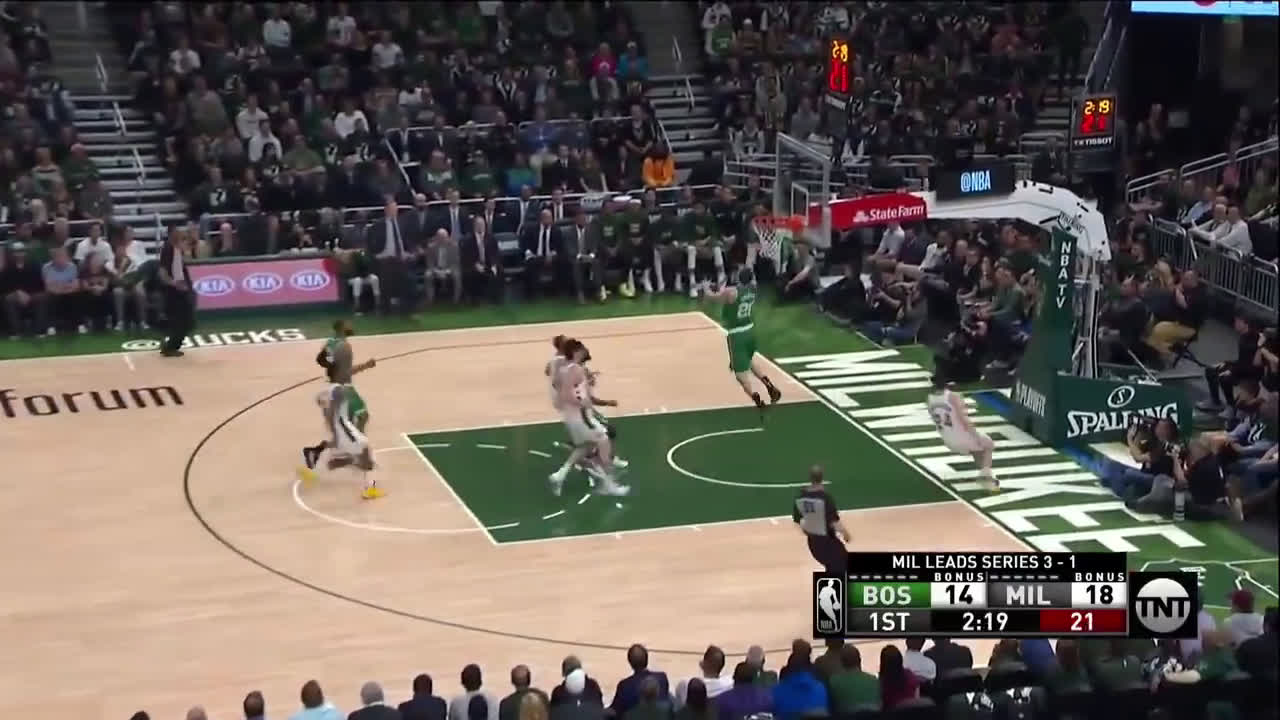 Charles Barkley yelling at the Celtics to throw in the towel