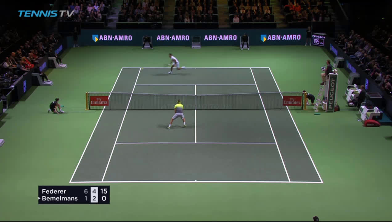 federer lob