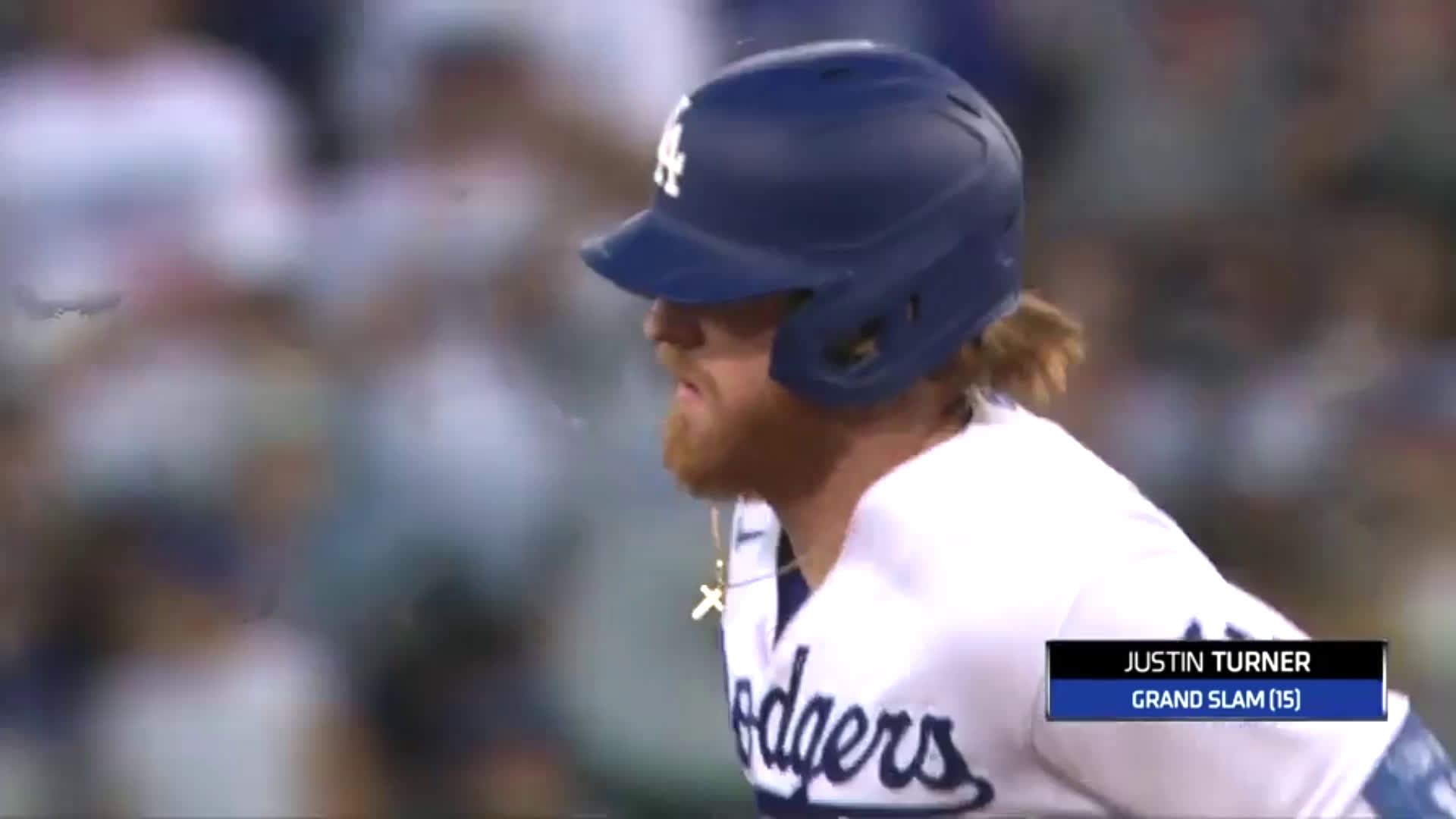 Justin Turner's first career hit 