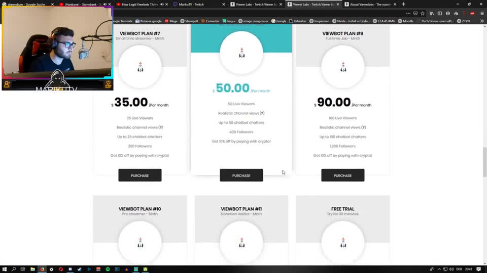 MarikuTV is actually viewbotting on Twitch