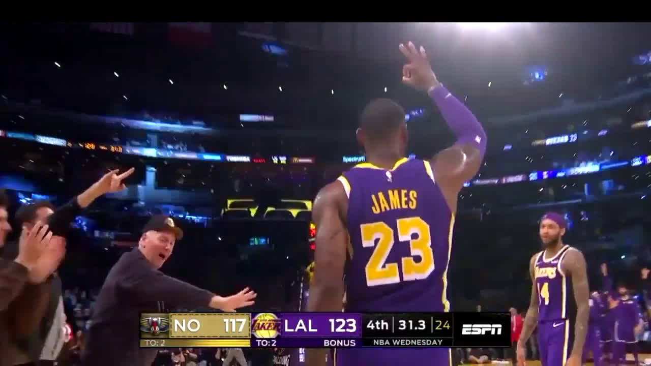 LeBron locks down Jrue