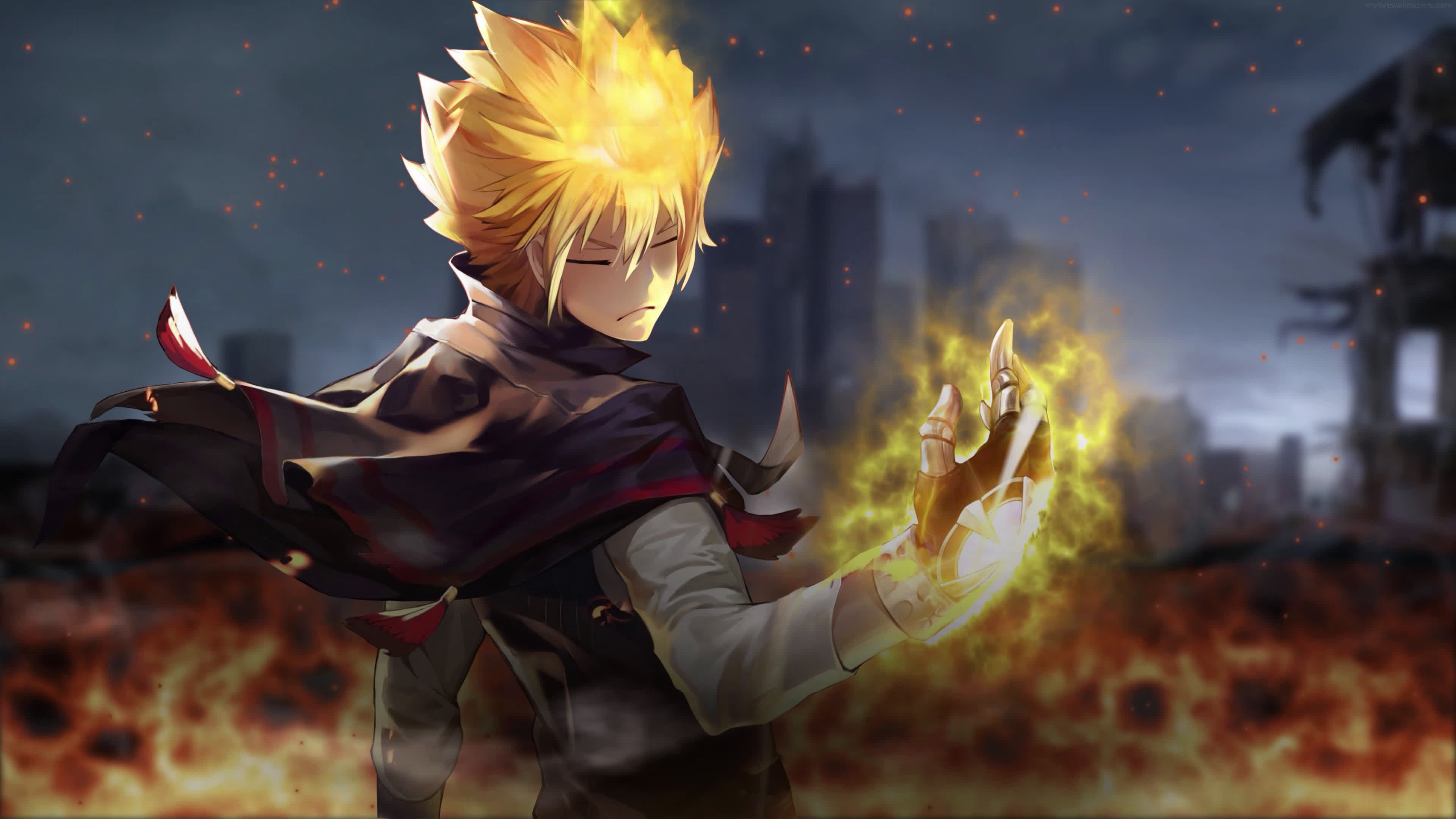 Watch Anime Tsunayoshi Sawada Reborn 4K Animated Wallpaper | Streamable
