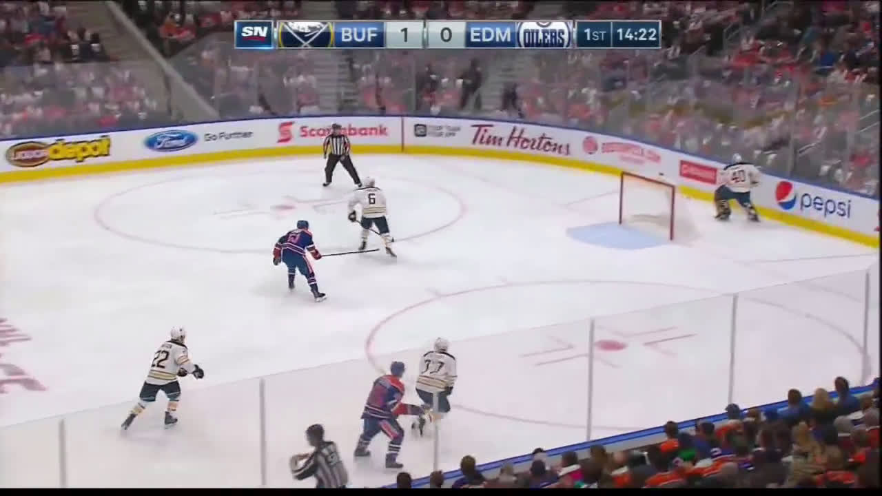 Pitlick hit on Buffalo Larsson