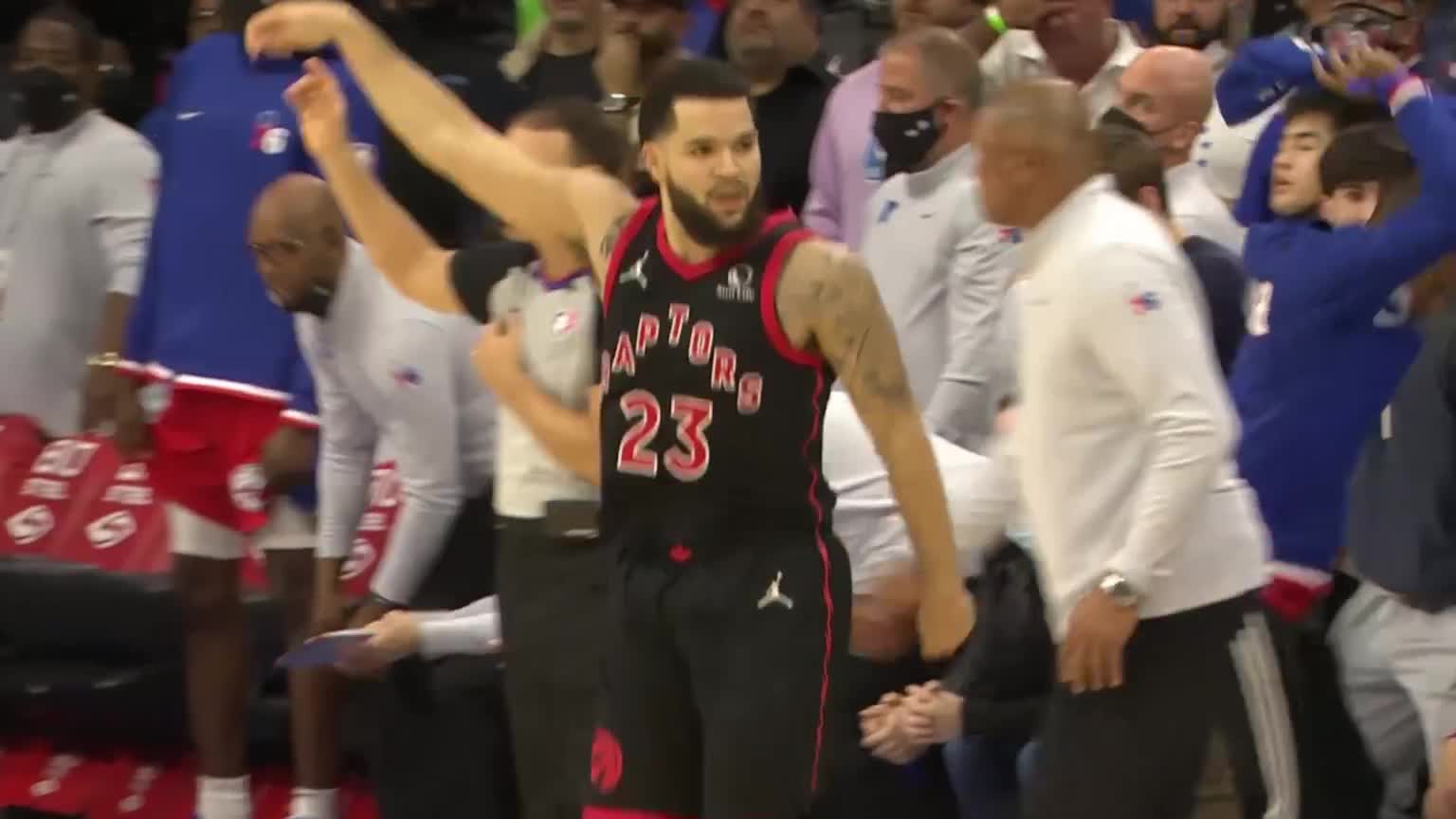 Fred VanVleet big balls dance
