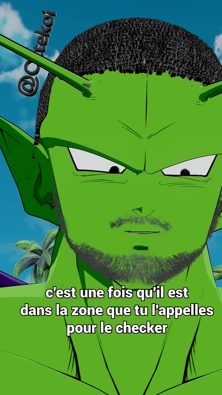 Watch Gohan veut apprendre à checker 🤣 | crédit : @dennis_main #3d # ...