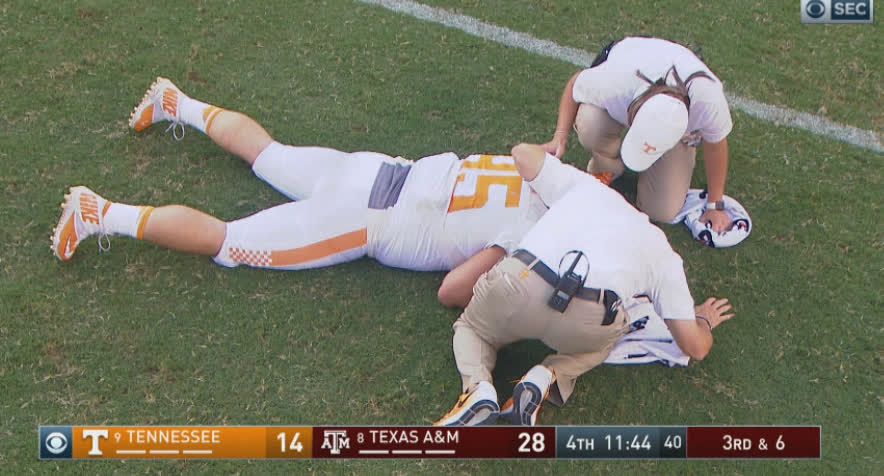 Tennessee's Danny O'Brien Gets Kicked Off Team Just Days After Getting  Carted Off The Field On A Stretcher During Game - BroBible