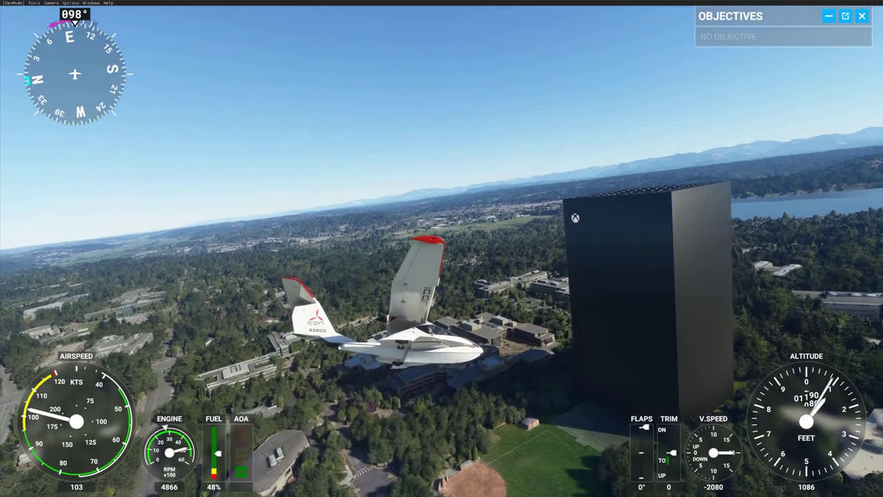 xbox x flight simulator