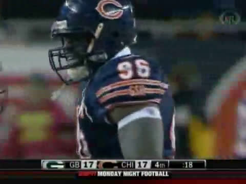 Packers vs. Bears: The Coldest Game in Bears History (Wk. 16, 2008