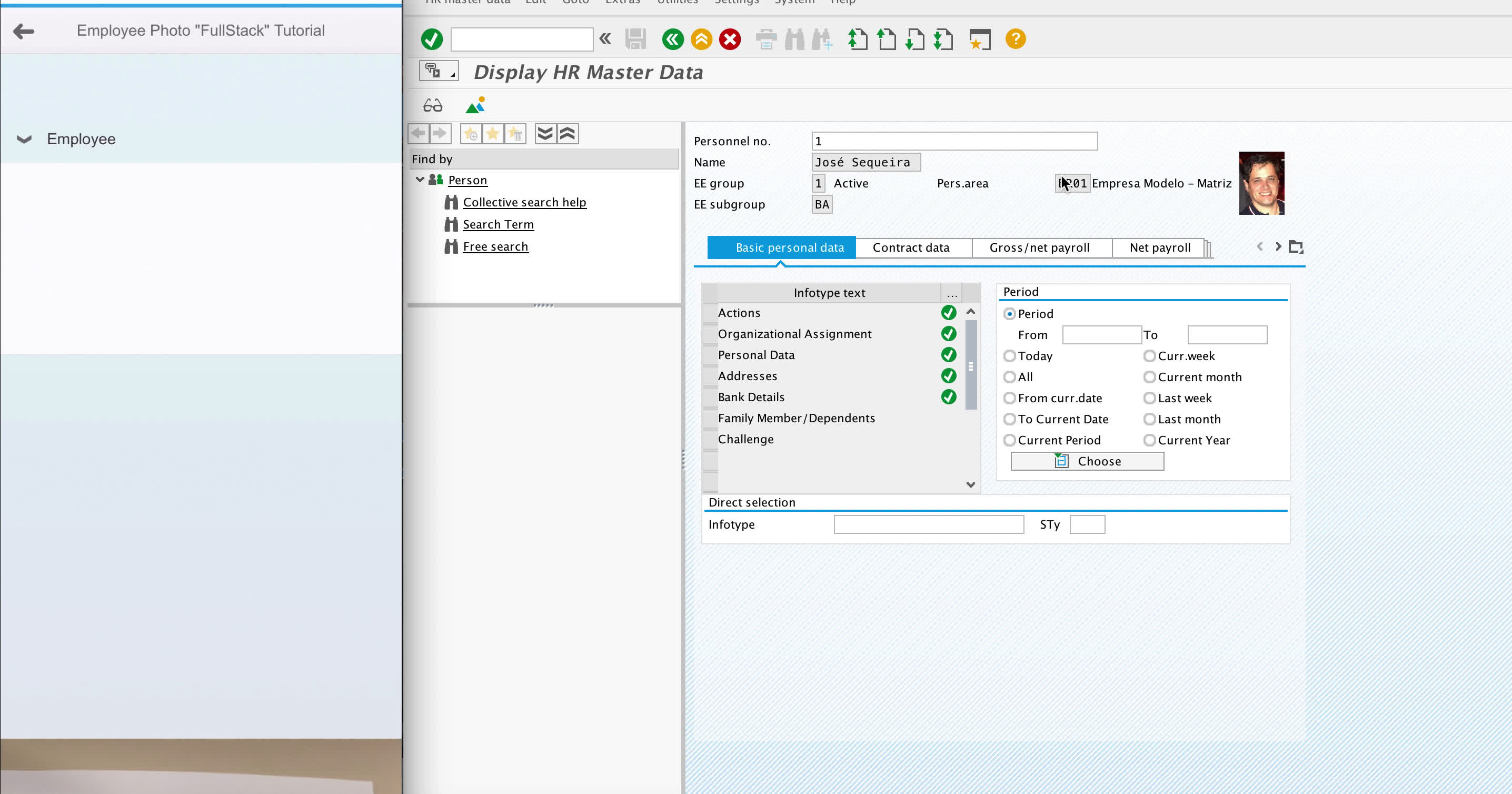 SAPUI5 Barcode + Employee Tutorial