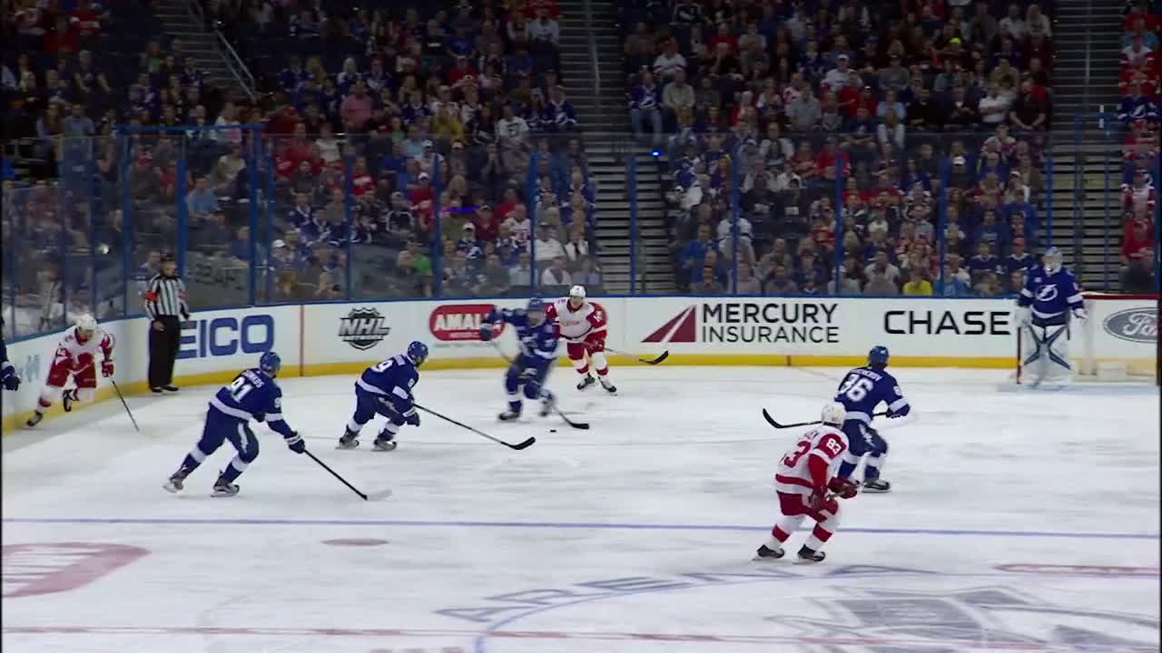 Stamkos finishes a great passing play with a One-Timer for his 22nd ...