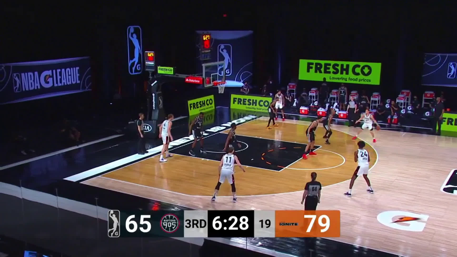 NBA G League 2021 Raptors 905 vs Salt Lake City Stars 18 02 720pEN60fps