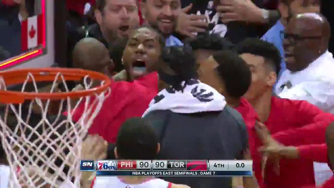 Kawhi Leonard Game 7 “THE SHOT” Buzzer Beater Toronto Raptors