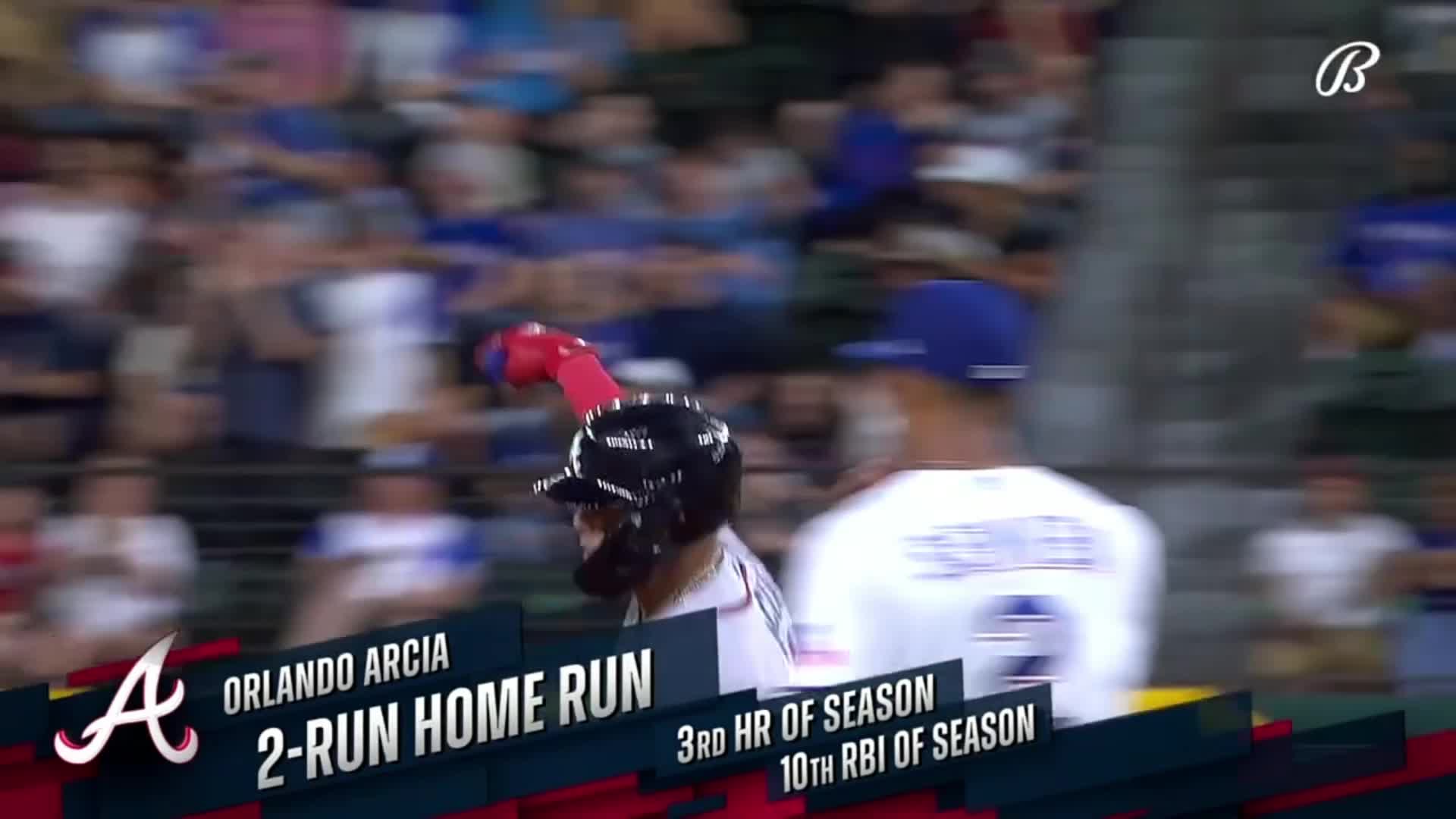 Orlando Arcia's two-run home run, 08/02/2022